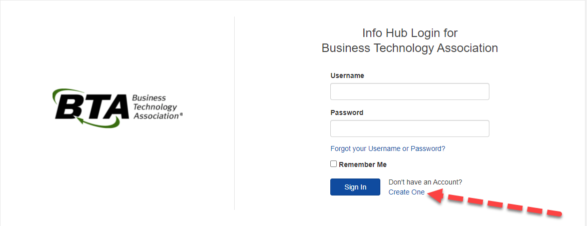 Member Login - Business Technology Association